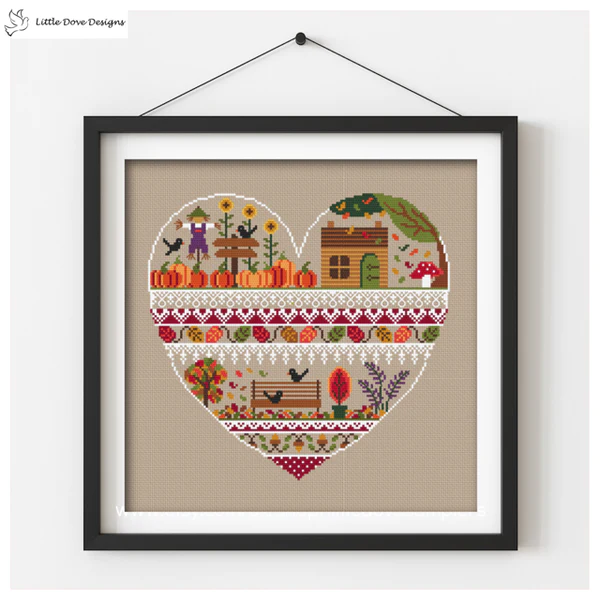 Heart of Autumn by Little Dove Designs