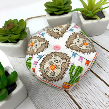 Hedgehog Biscornu by tiny modernist