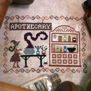 Hilde at the Apothecary by Bendy Stitchy