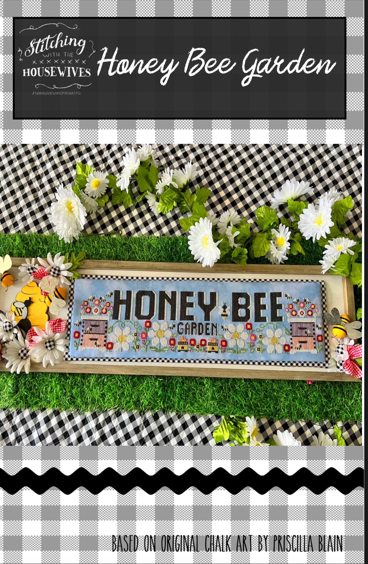 Honey Bee Garden by Stitching with the Housewives