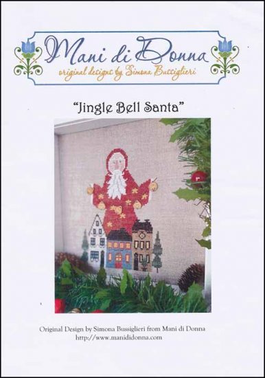 Jingle Bell Santa by Mani di Donna