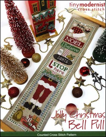 Jolly Christmas Bell Pull by Tiny Modernist