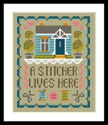Home of a Stitcher by Little Dove Designs