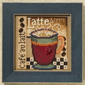 Latte - Beaded Cross Stitch Kit Mill Hill
