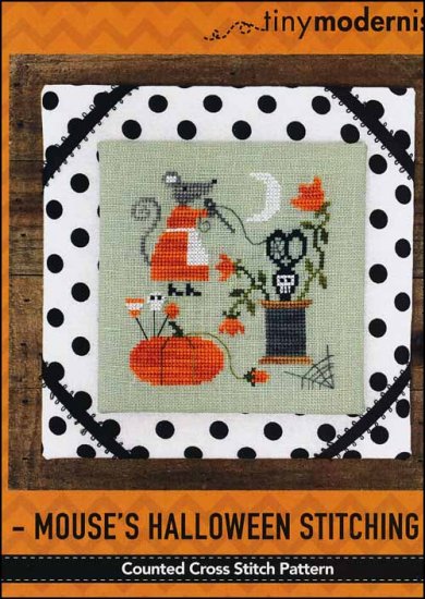 Mouse's Halloween Stitching by Tiny Modernist