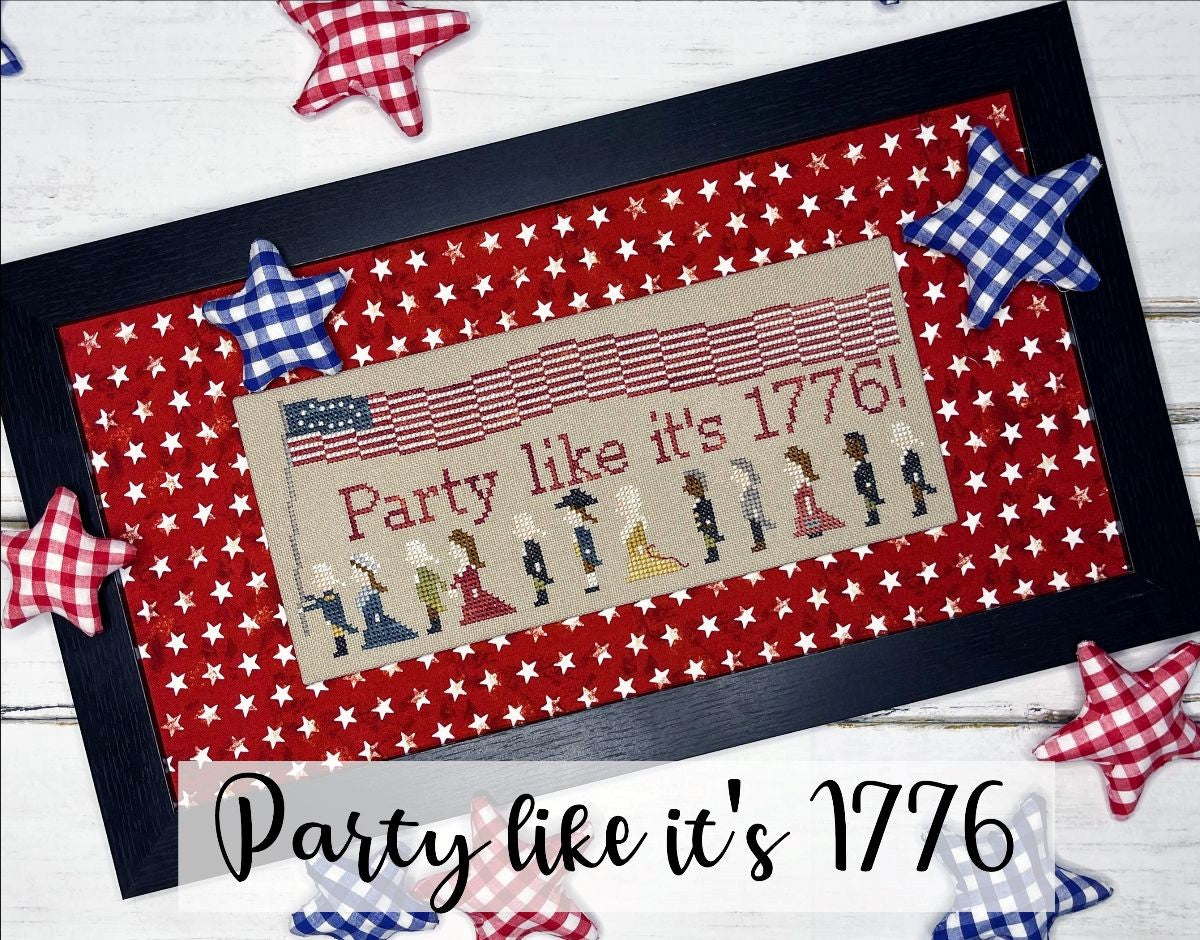 Party like it's 1776  by Little Stitch Girl