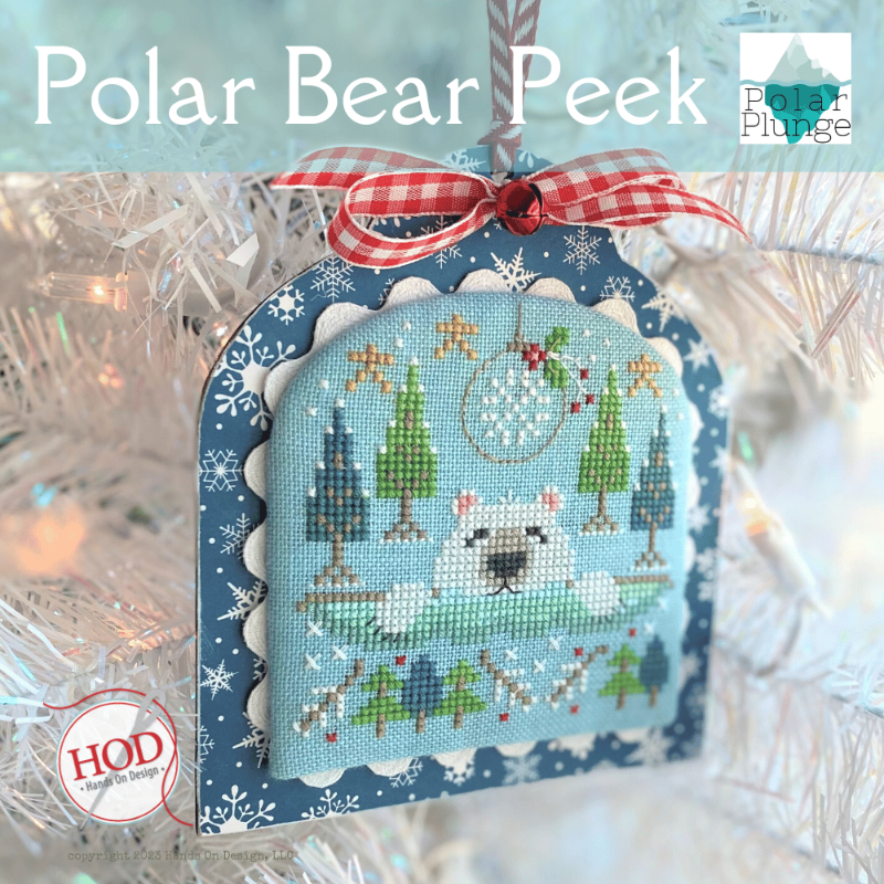 Polar Bear Peek  by Hands on Design