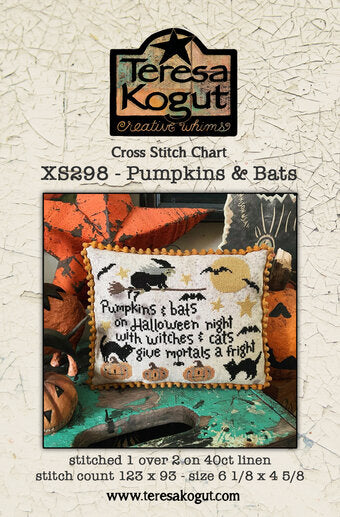 Pumpkins and Bats by Teresa Kogut