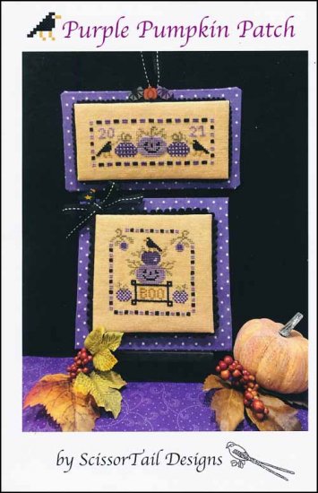 Purple Pumpkin Patch by Scissor Tail Designs