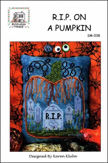 R.I.P. on a Pumpkin by Rosewood Manor