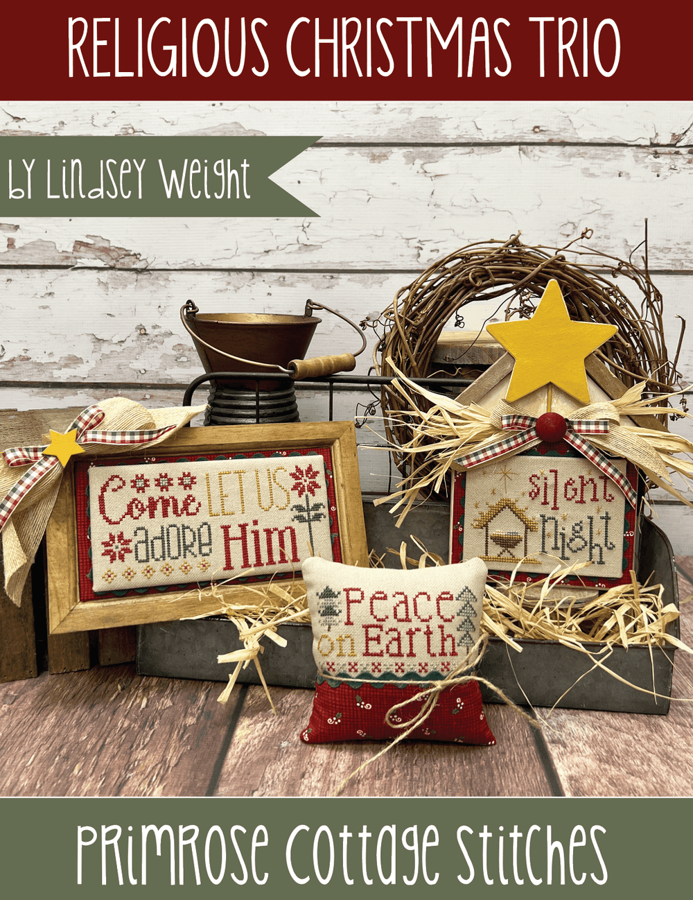 Religious Christmas Trio by Primrose Cottage Stitches