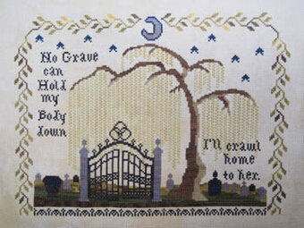 Roladex Mourning Sampler by Bendy Stitchy