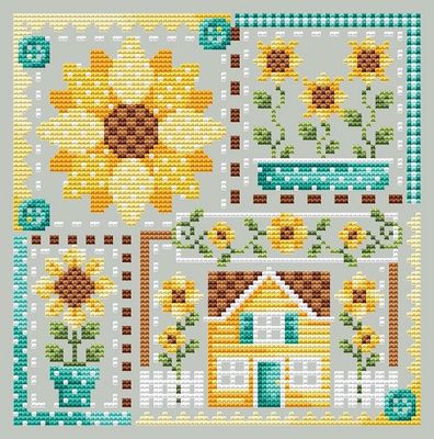 Sunflower Patchwork by Shannon Christine Designs