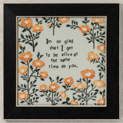 Same Time Beaded Cross Stitch Kit by Mill Hill