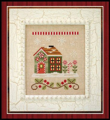 Santa's Village: Candy Cane Cottage by Country Cottage Needleworks