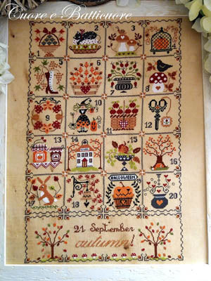 Shabby Autumn Calendar by Cuire e Batticuore