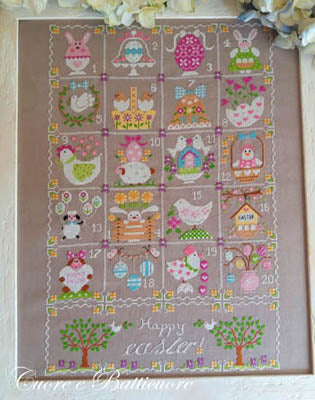 Shabby Easter Calendar by Cuire e Batticuore