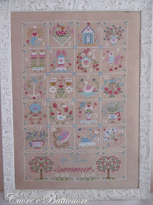 Shabby Summer Calendar by Cuire e Batticuore