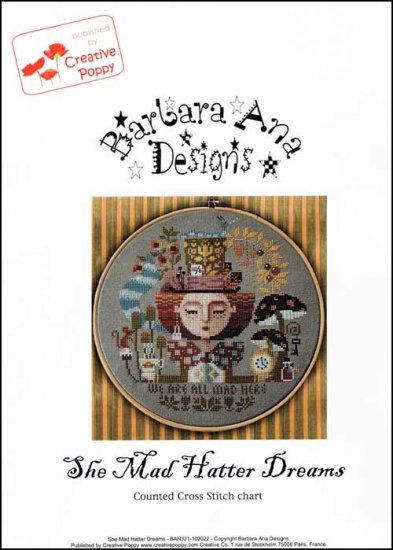 She Mad Hatter Dreams by Barbara Ana Designs