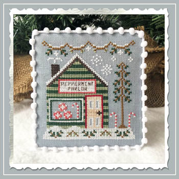 Snow Village: Peppermint Parlor by Country Cottage Needleworks