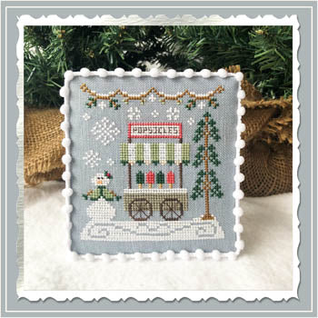 Snow Village: Popsicle Cart by Country Cottage Needleworks