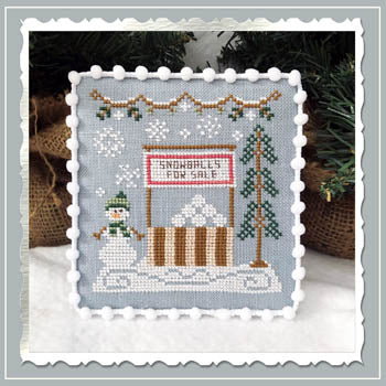 Snow Village: Snowball Stand by Country Cottage Needleworks