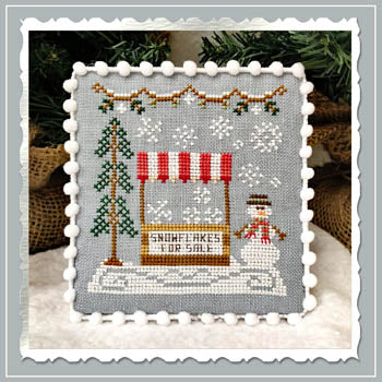 Snow Village: Snowflake Stand by Country Cottage Needleworks