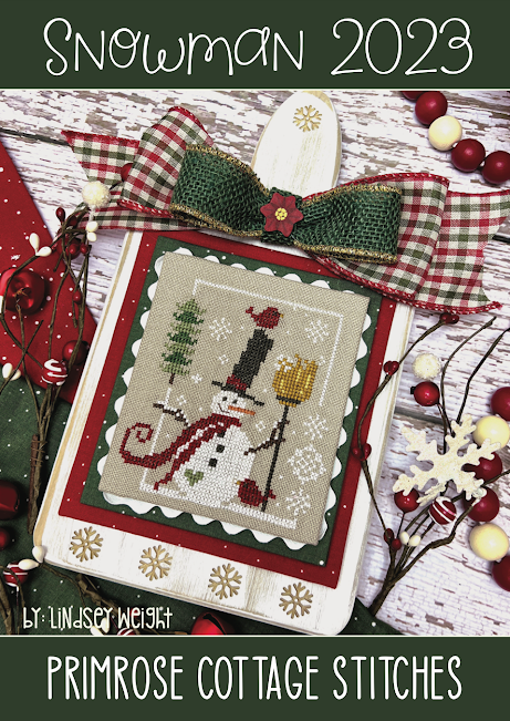 Snowman 2023 by Primrose Cottage Stitches