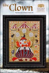The Clown The Snowman Collector Series #2 The Needle by Cottage Garden Samplings