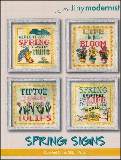 Spring Signs by tiny modernist – BeStitchMe
