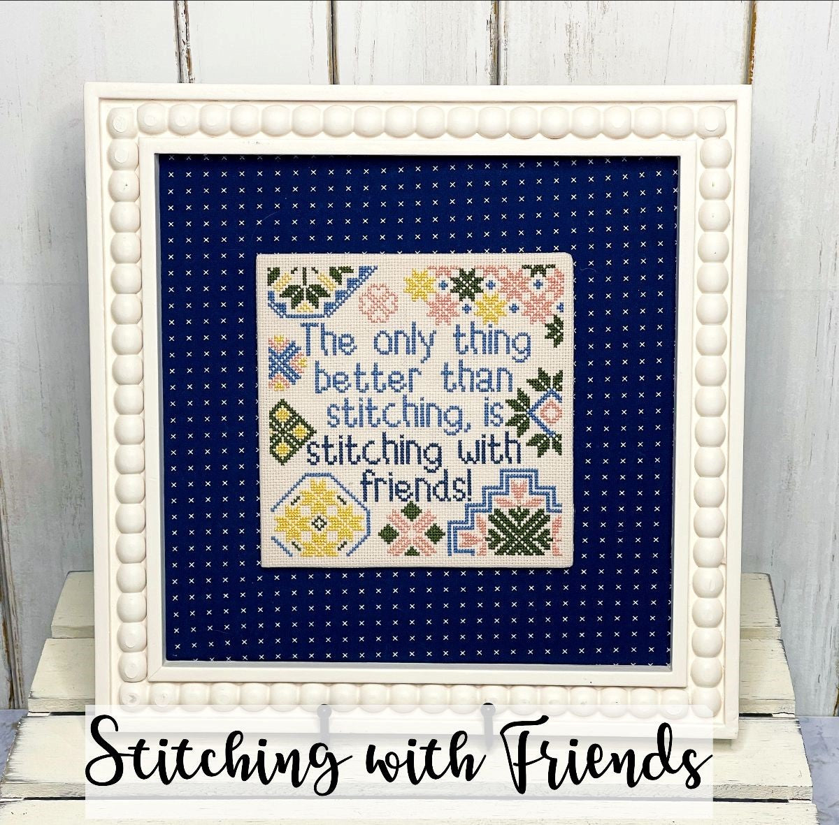 Stitching with Friends  by Little Stitch Girl