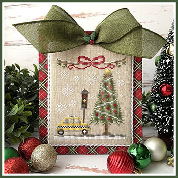 Big City Christmas Street Scene by Country Cottage Needleworks