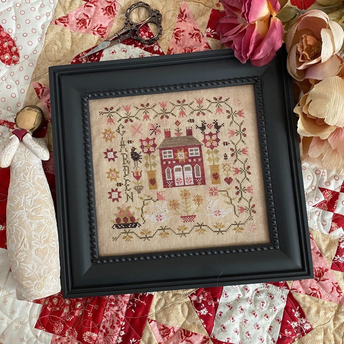 Summer Garden at Cranberry Manor by Pansy Quilts and Stitchery