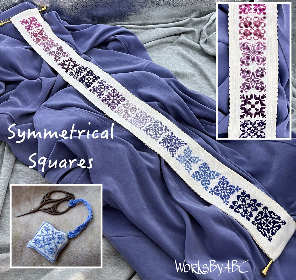 Symmetrical Squares by WorksbyABC