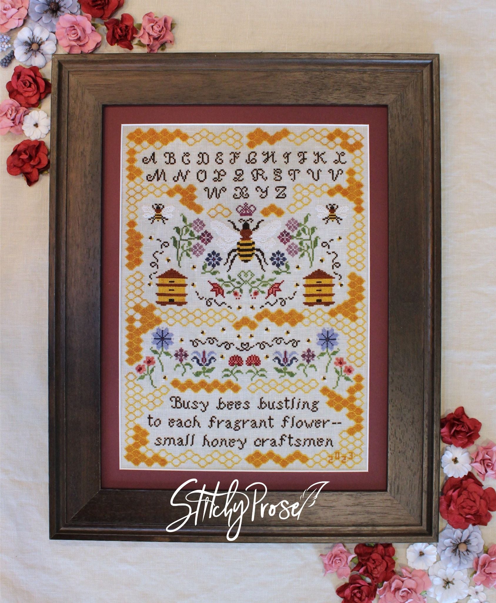 The Honey Craftsmen Sampler by Stitchy Prose