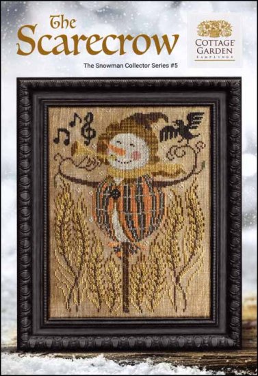The Scarecrow The Snowman Collector Series #5 by Cottage Garden Samplings