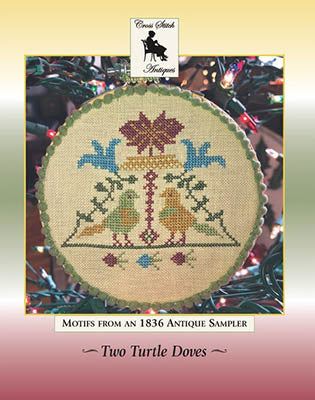Two Turtle Doves by Cross Stitch Antiques