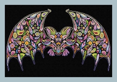 Happy Bat by Alessandra Adelaide Needleworks