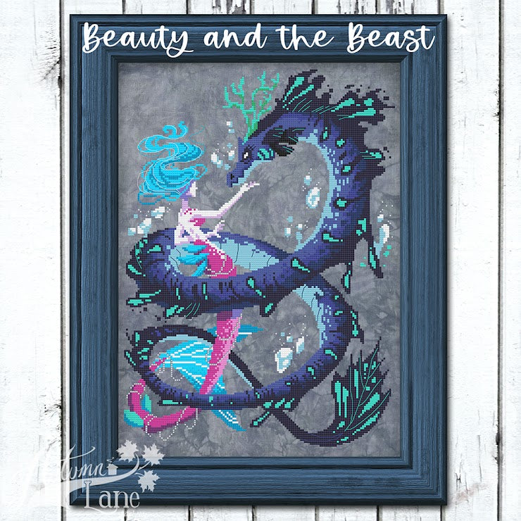 The Beauty and the Beast by Autumn Lane Stitchery