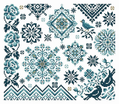 Bluebird Sampler by Shannon Christine Designs