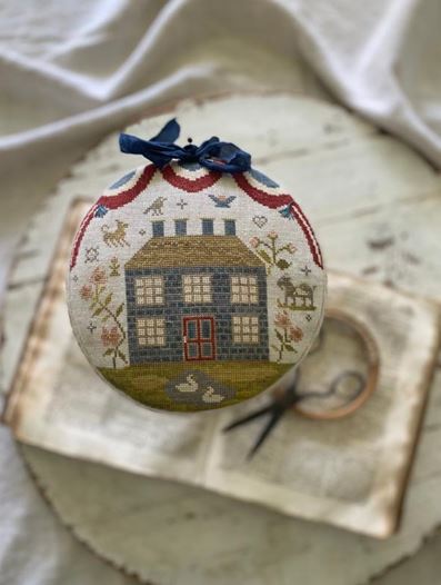 Big Blue House Pinkeep Drum & Strawberry by Stacy Nash Designs