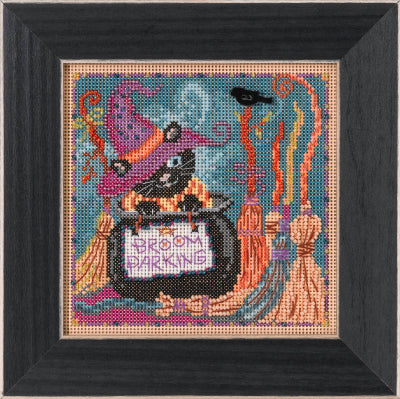 Broom Parking- Beaded Cross Stitch Kit Mill Hill