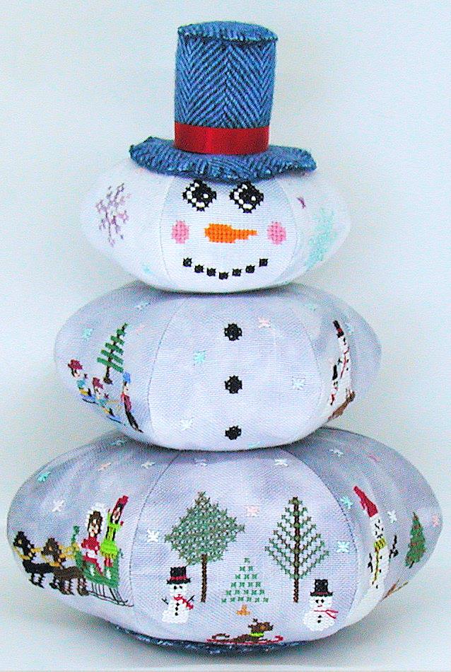 Chilly Willy Stacker (with wooden dowel) by Praiseworthy Stitches