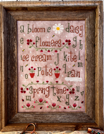 Spring Alphabet Sampler by New York Dreamer