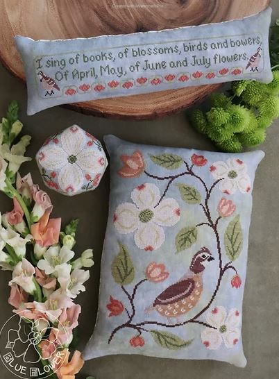 Spring Quail by The Blue Flower