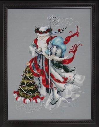 Winter White Santa by Mirabilia